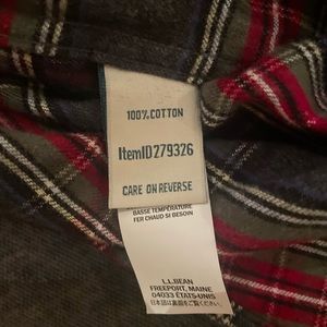 LL Bean flannel shirt in size Medium
